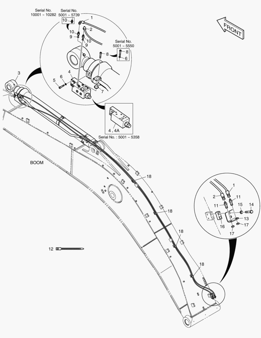 ГИДРОСИСТЕМА СТРЕЛЫ - ГИДРОЗАМОК