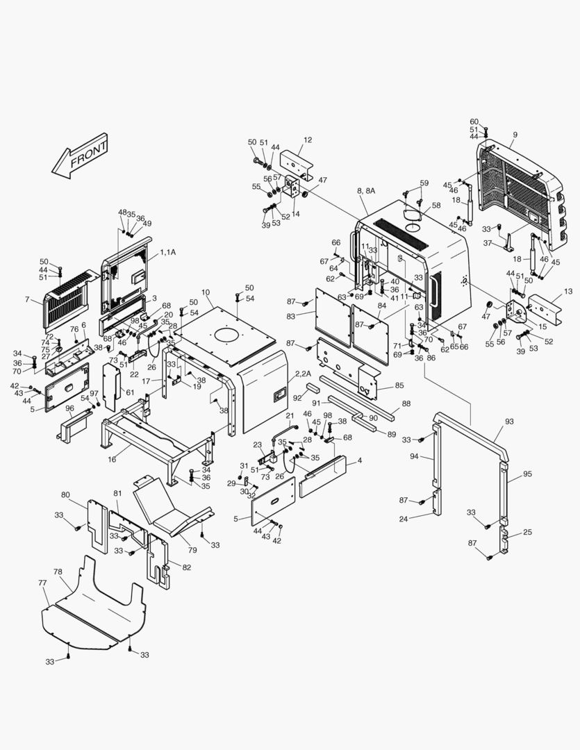 1410 ENGINE COVER-EUROPE [1001~1010]