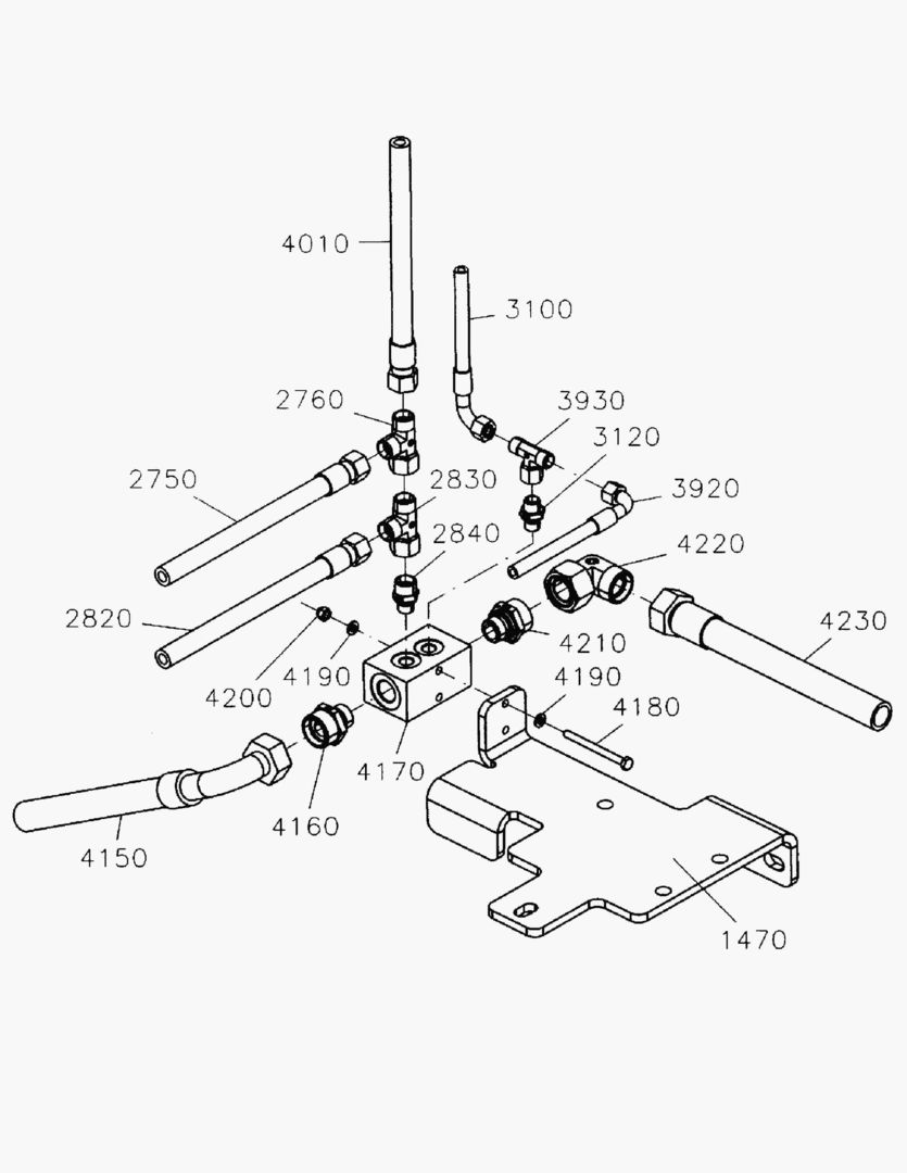 G190-48 RETURN LINE MANIFOLD