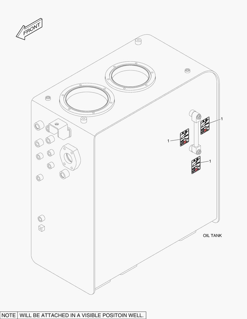 5240 DECAL - OIL CHECK (STANDARD TEMPERATURE)