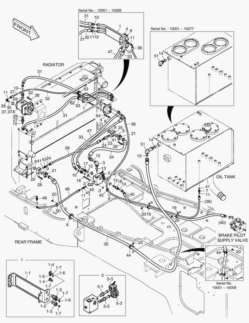 ТУБОПРОВОД МАСЛЯНОГО РАДИАТОРА (2)