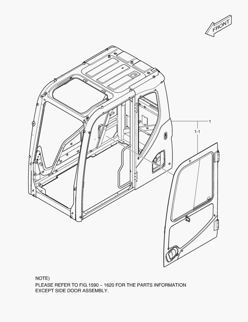 7190 CABIN - ROPS(NA)