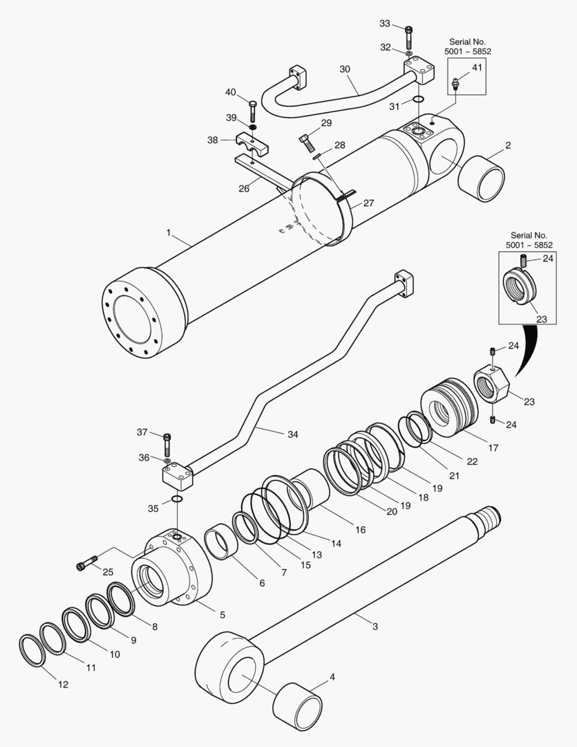 Спецтехника 4320 BOOM CYLINDER - R.H [5001~5867] - главное фото