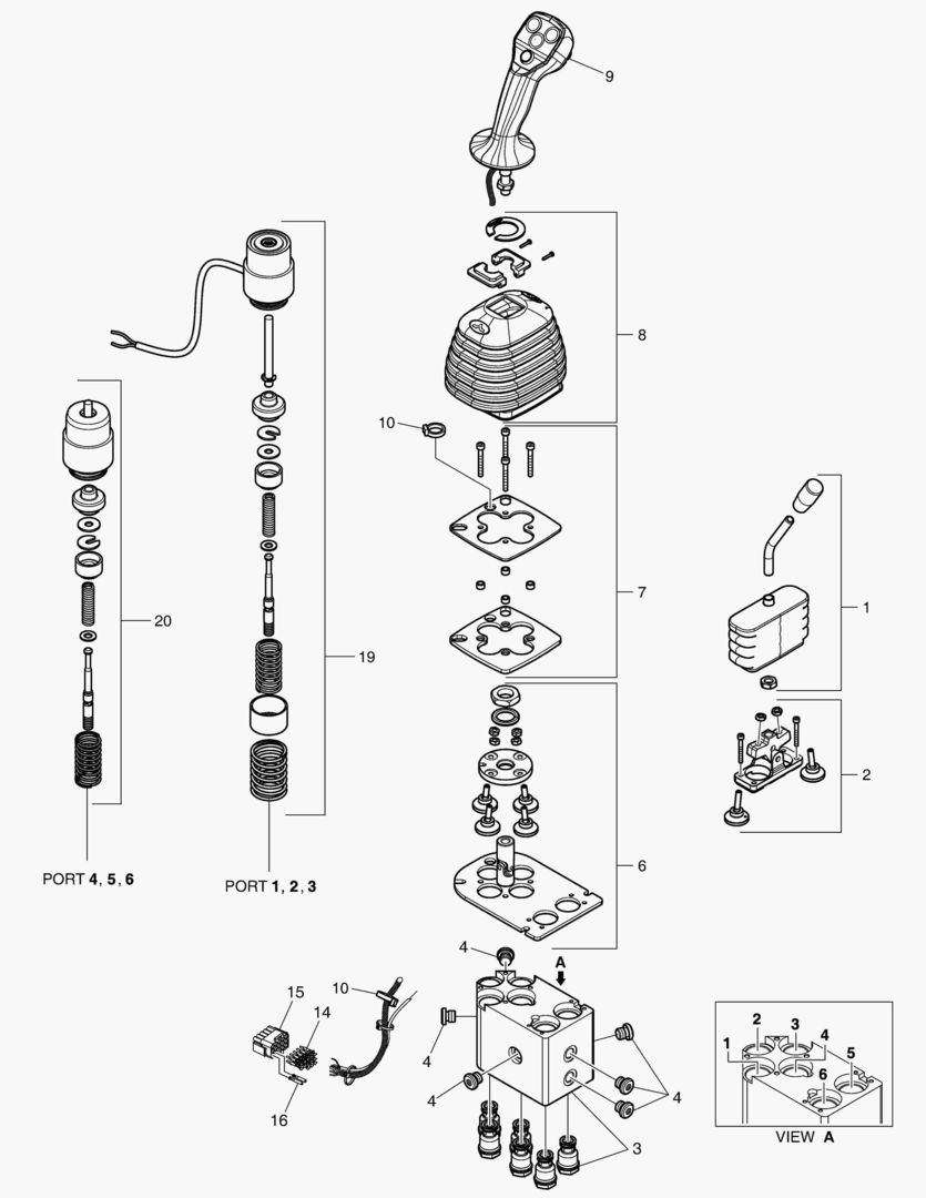 Спецтехника 3460 REMOTE CONTROL VALVE - FNR [10001~10081] - главное фото