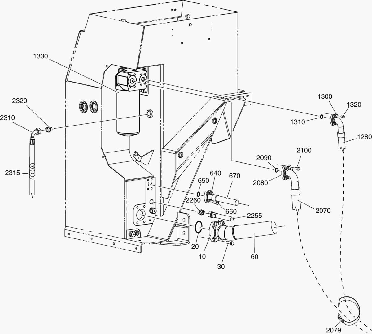 G190-20 HYDRAULIC TANK