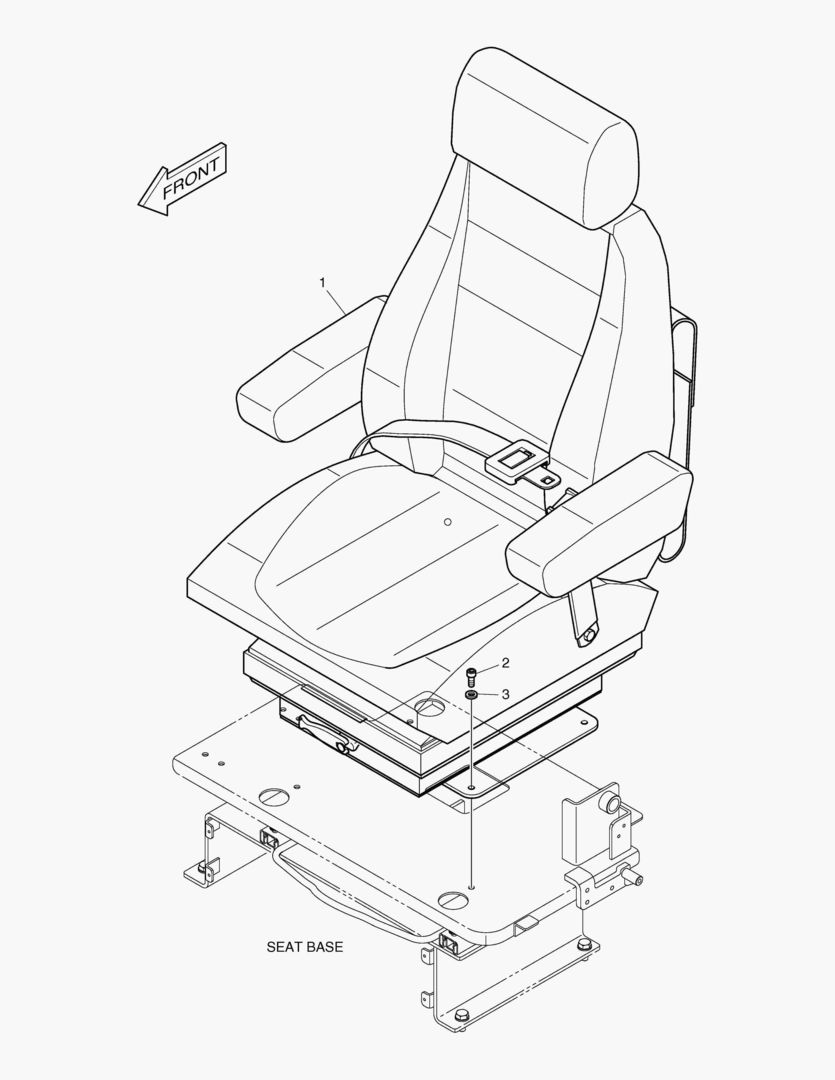 1540 SEAT MOUNTING [5001~7051]