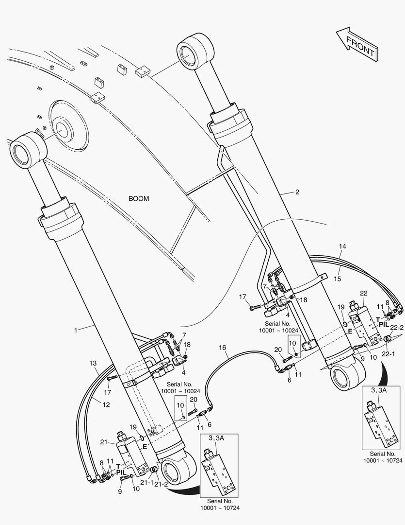 ГИДРОСИСТЕМА СТРЕЛЫ-ГИДРОЗАМОК