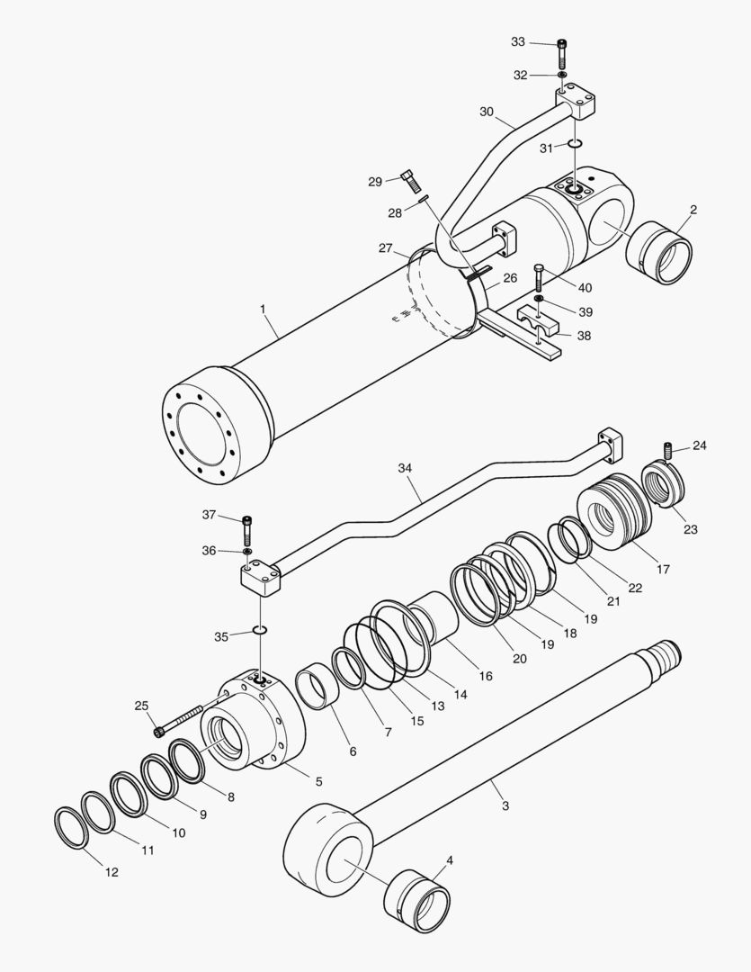 4280 BOOM CYLINDER - L.H [1001~1005]