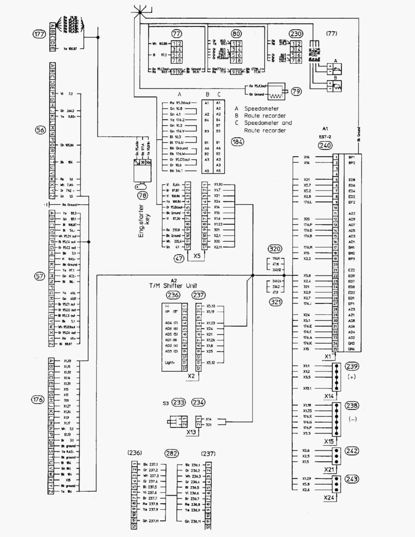 G062-9 ELECTRICAL SYSTEM; INSTRUMENT PANEL RIGHT