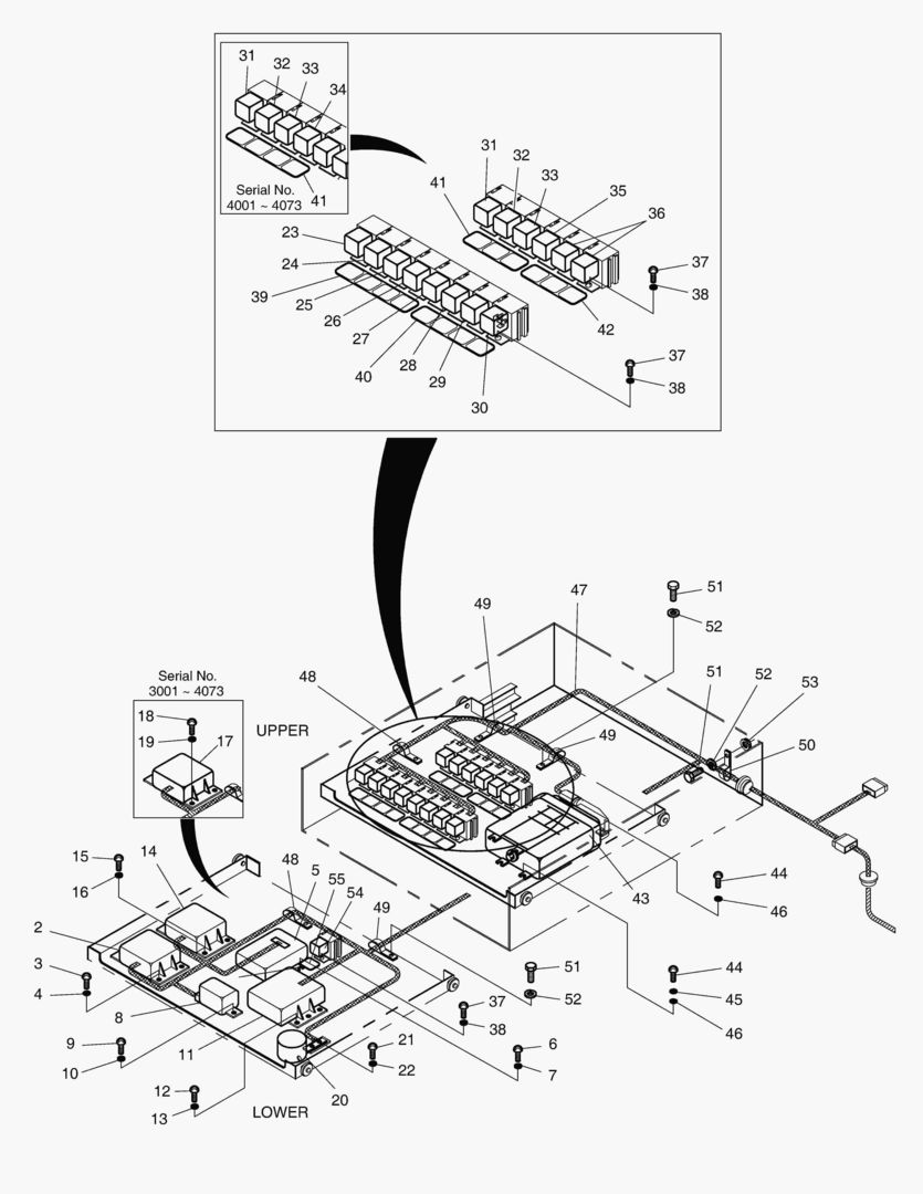 ЭЛЕКТРОШКАФ В СБОРЕ - РЫЧАГ ПЕРЕДАЧИ