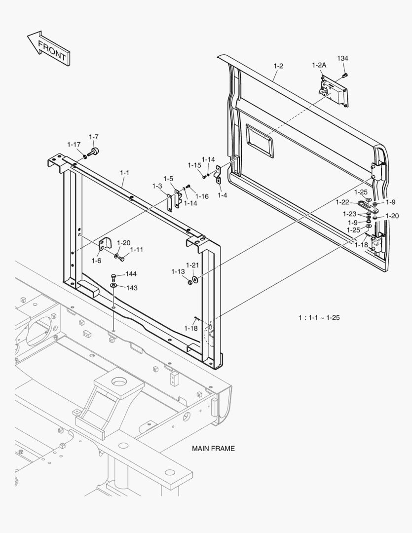 БОКОВАЯ ДВЕРЬ - ПРАВОСТОРОННИЙ