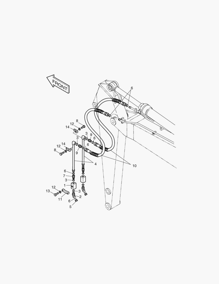 Спецтехника 6380 ARM PIPING-ARM 4.0m(ONE & TWO WAY) - главное фото