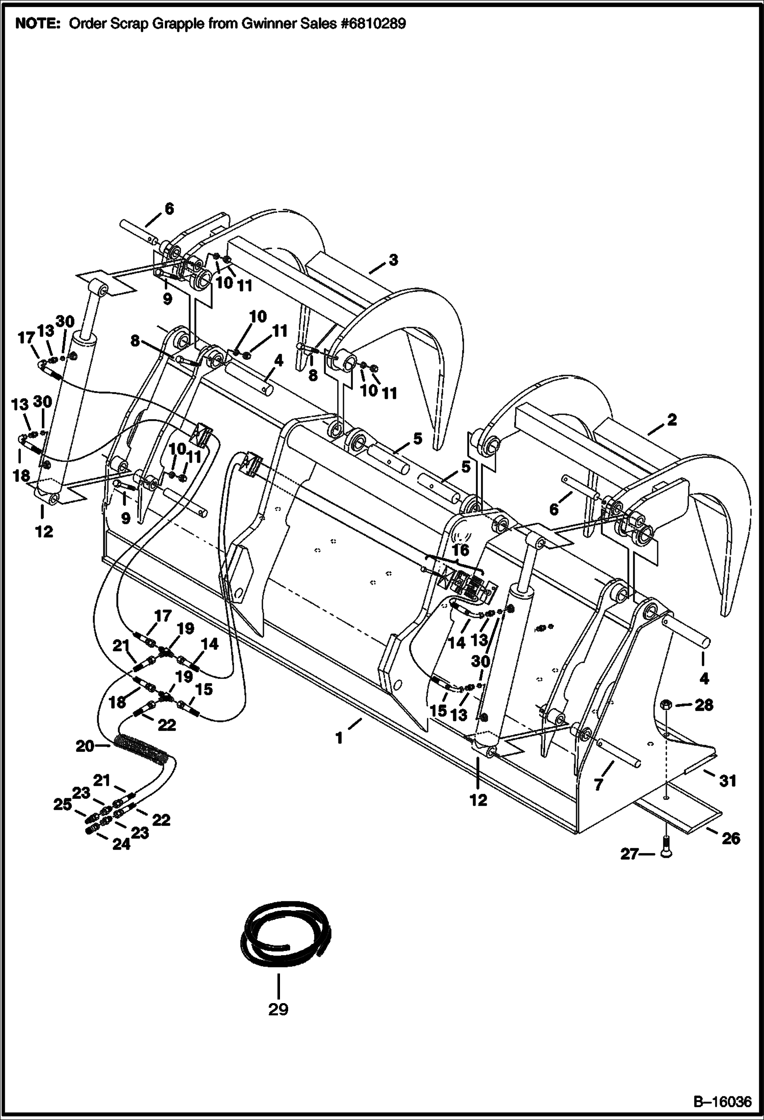 90-- ГРЕЙФЕР ДЛЯ ЗАХВАТА ЛОМА (028900101 - 00103)