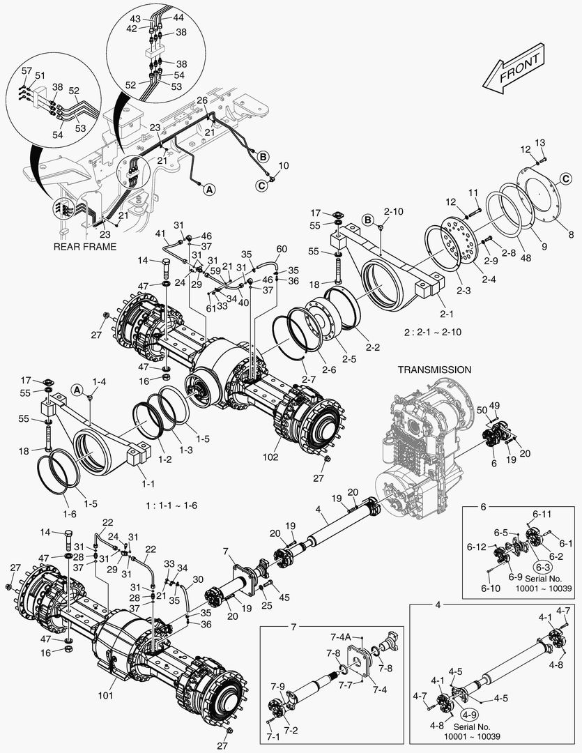 1210 AXLE & DRIVE SHAFT