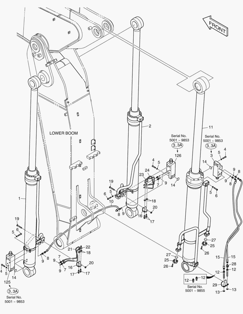 Спецтехника 7240 ARTI. BOOM PIPING - LOCK VALVE [5001~10411] - главное фото