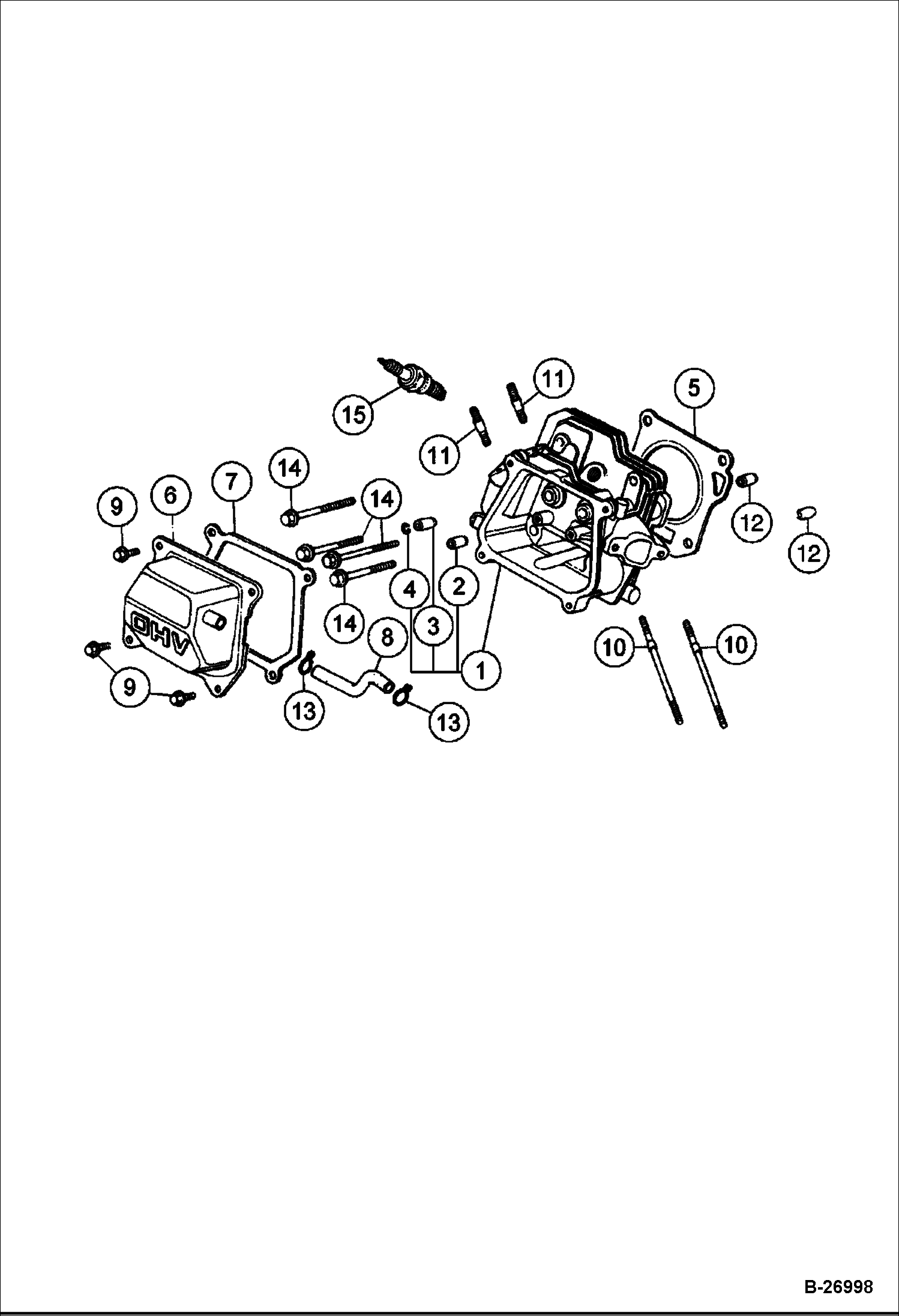 ДВИГАТЕЛЬ (ГОЛОВКА ЦИЛИНДРА) BC15