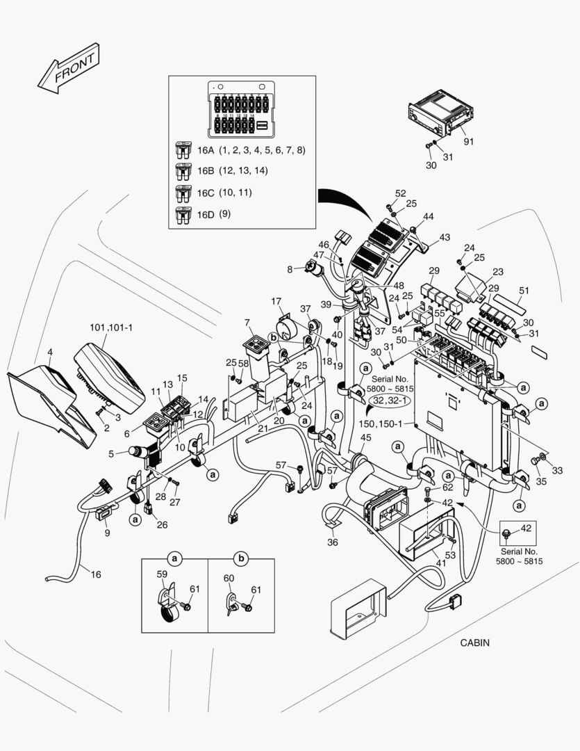 1682 ELECTRIC PARTS - CABIN [5800~]