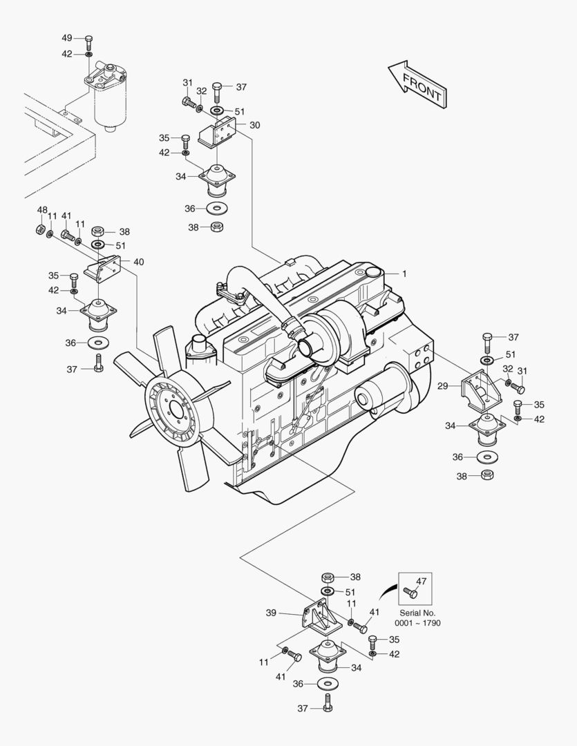 МОНТАЖ ДВИГАТЕЛЯ