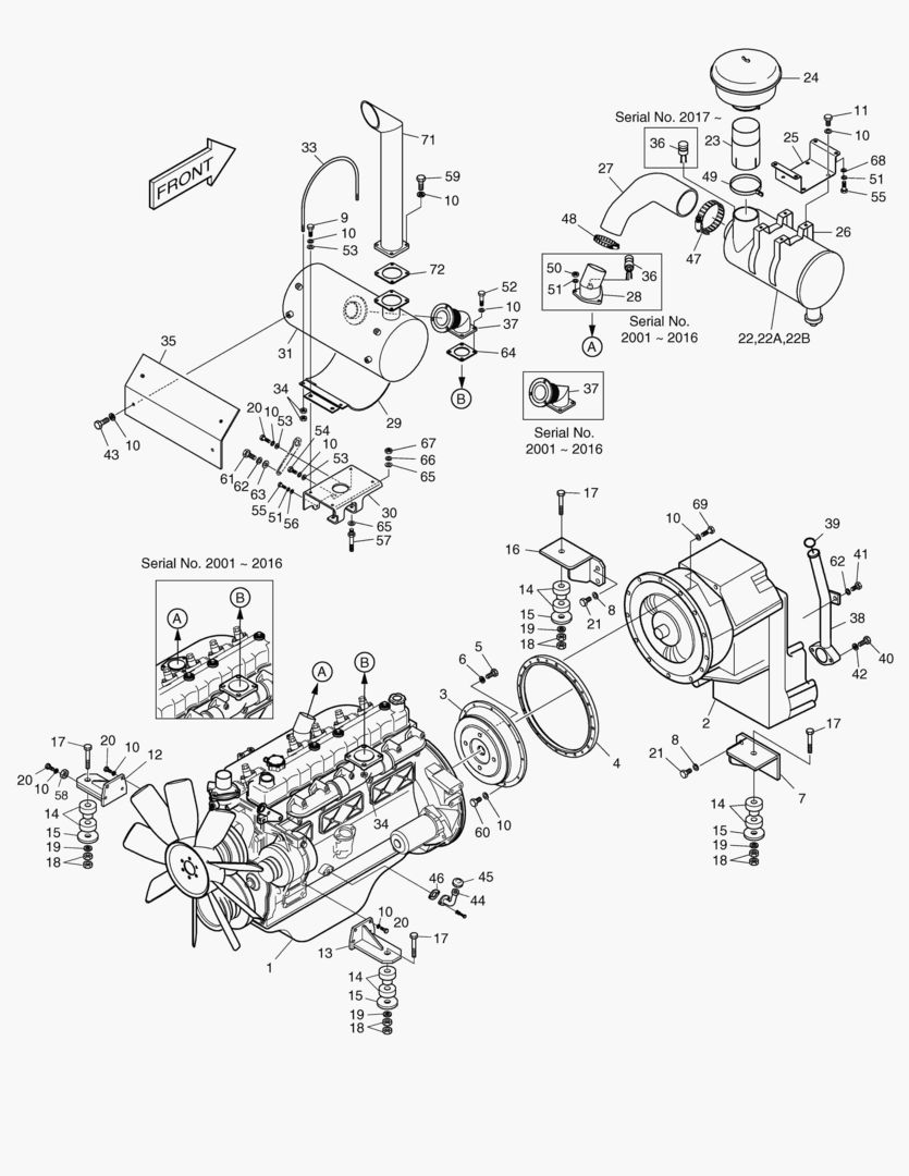 МОНТАЖ ДВИГАТЕЛЯ
