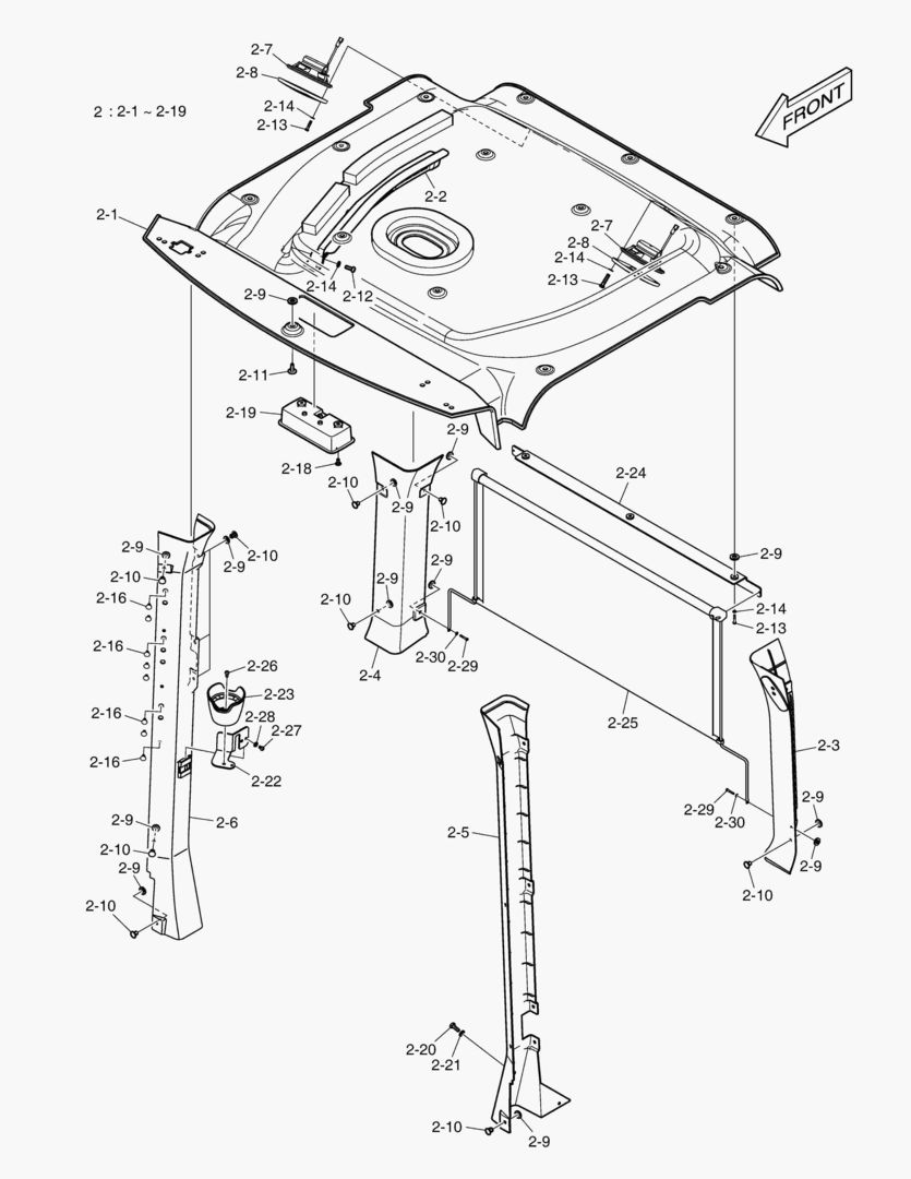 КАБИНА(3) - ВНУТРЕННИЕ ЛИСТЫ