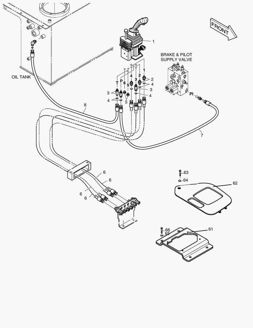 Спецтехника 5370 CABIN PIPING-FN2