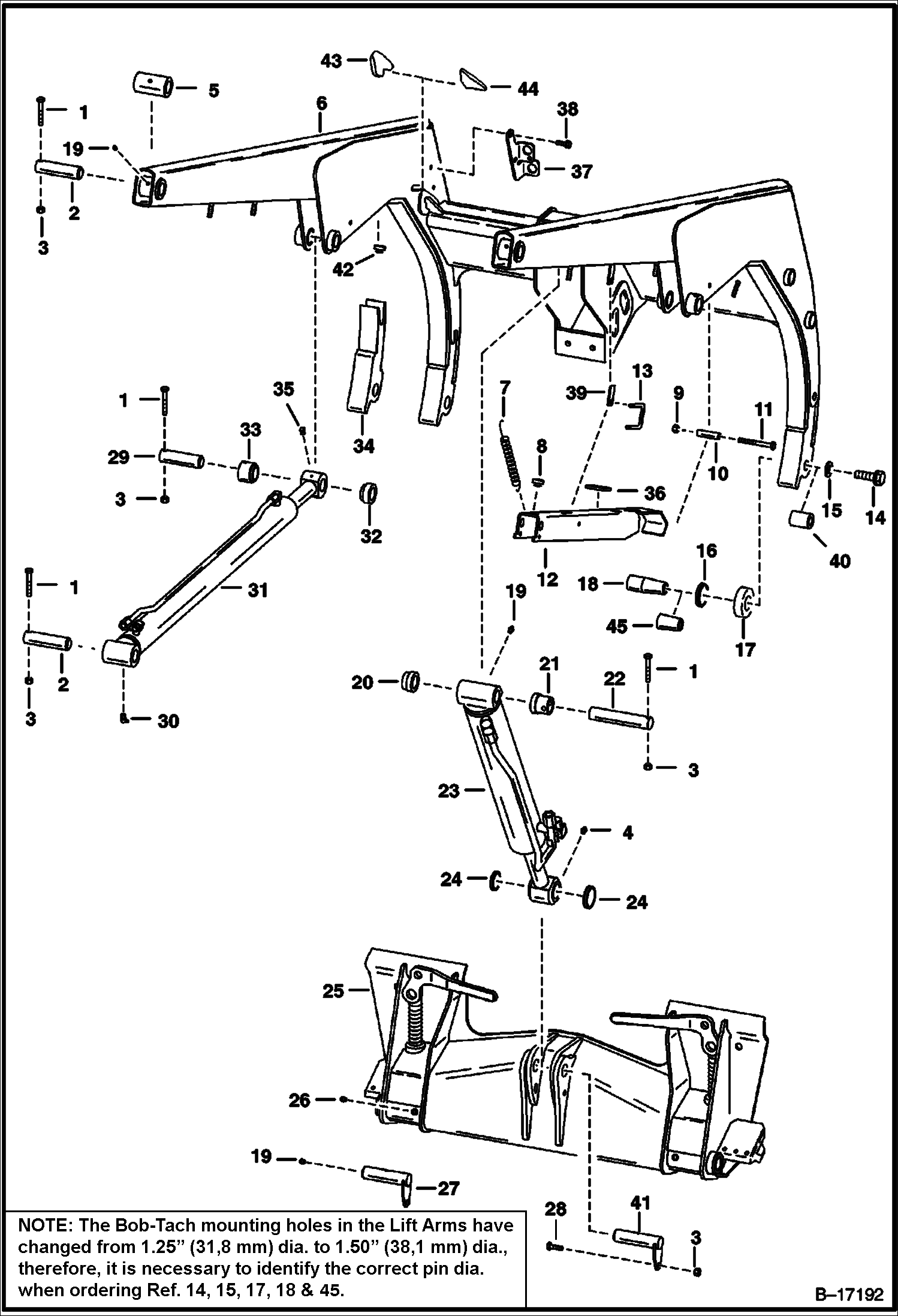 Схема ПОДЪЕМНАЯ РУКОЯТЬ И BOB-TACH