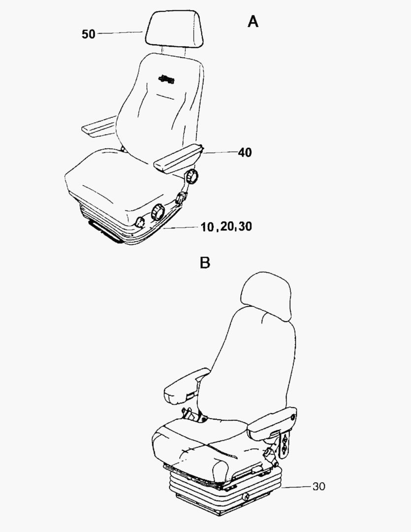 Спецтехника G090-3 DRIVER`S SEAT