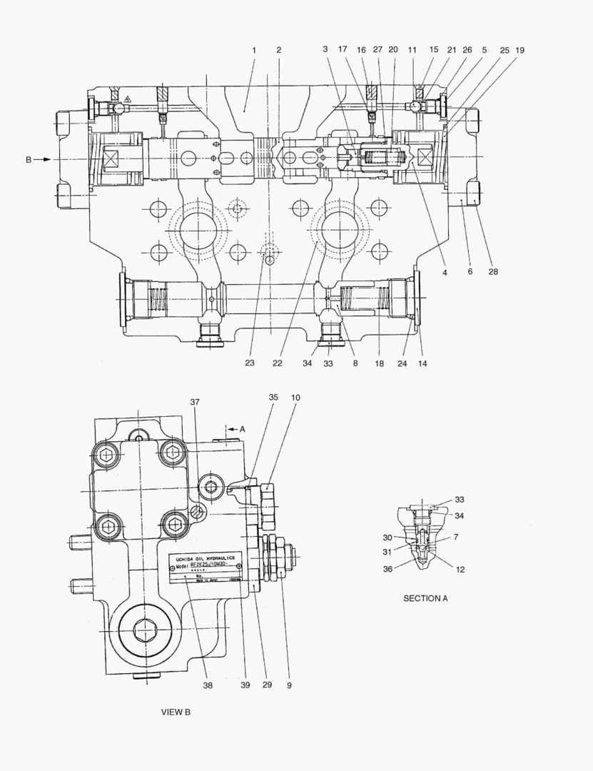 Спецтехника 4230 TRAVEL MOTOR - COUNTER BALANCE VALVE [1001~3750]