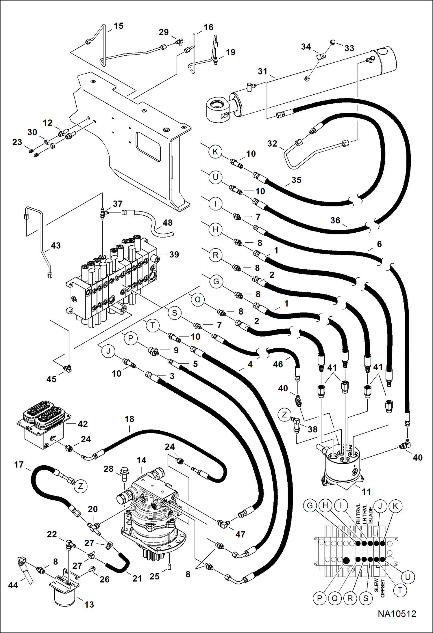 ПОВОРОТ)(ПРИВОД ПОВОРОТНОГО МЕХАНИЗМА БЕЗ ТАЙМЕРА КЛАПАНА)