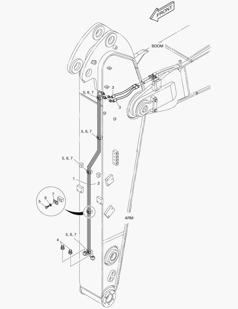 ГИДРОСИСТЕМА РУКОЯТИ - РУКОЯТЬ 2.0 м(БЫСТРОУСТАНАВЛИВАЕМЫЙ ФИКСАТОР)