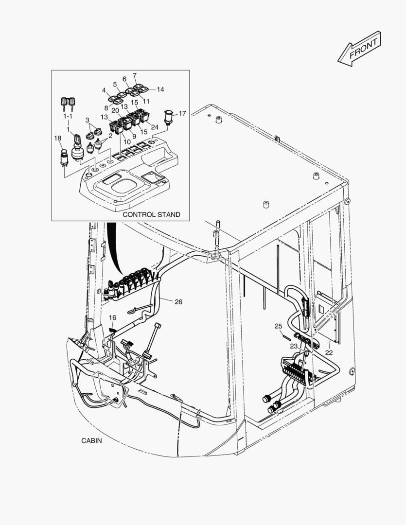 6000 ELECTRIC PARTS - CABIN(EUROPE) [10060~10133]