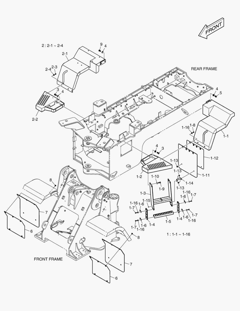 5270 FENDER & LADDER - MUD GUARD