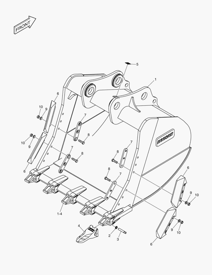 6890 BUCKET ASS`Y - 2.22mВі - S CLASS
