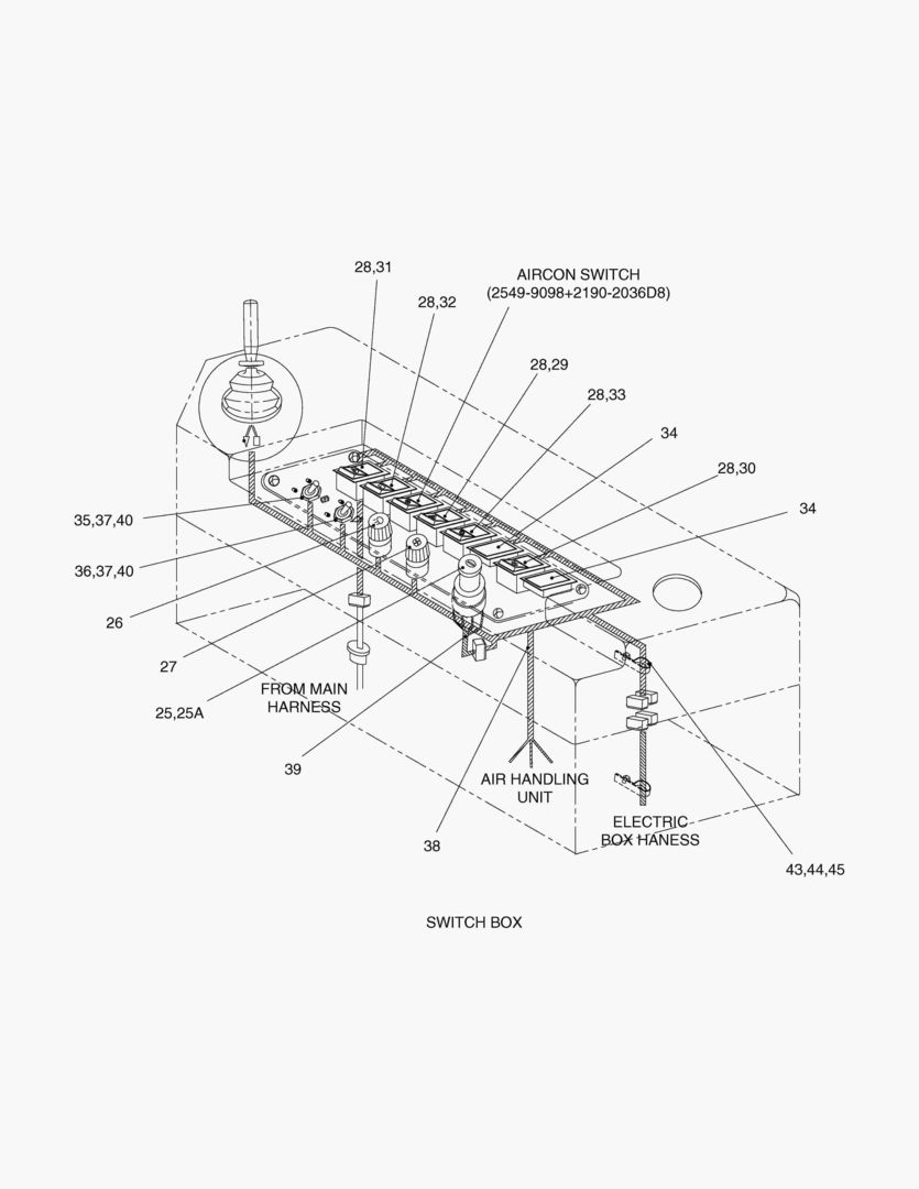 1446 ELECTRIC PARTS(2)-SWITCH BOX-DE12T [254~]