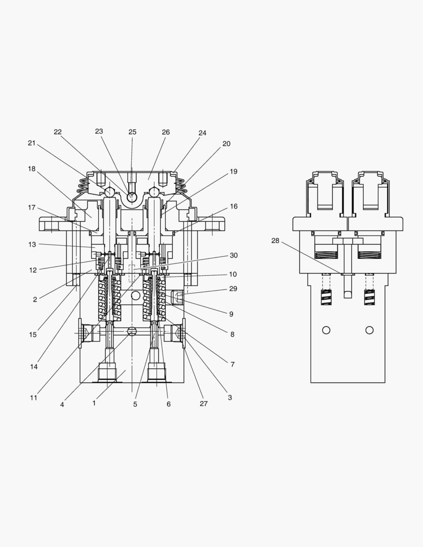4310 PEDAL VALVE - TRAVEL [50001~51076]