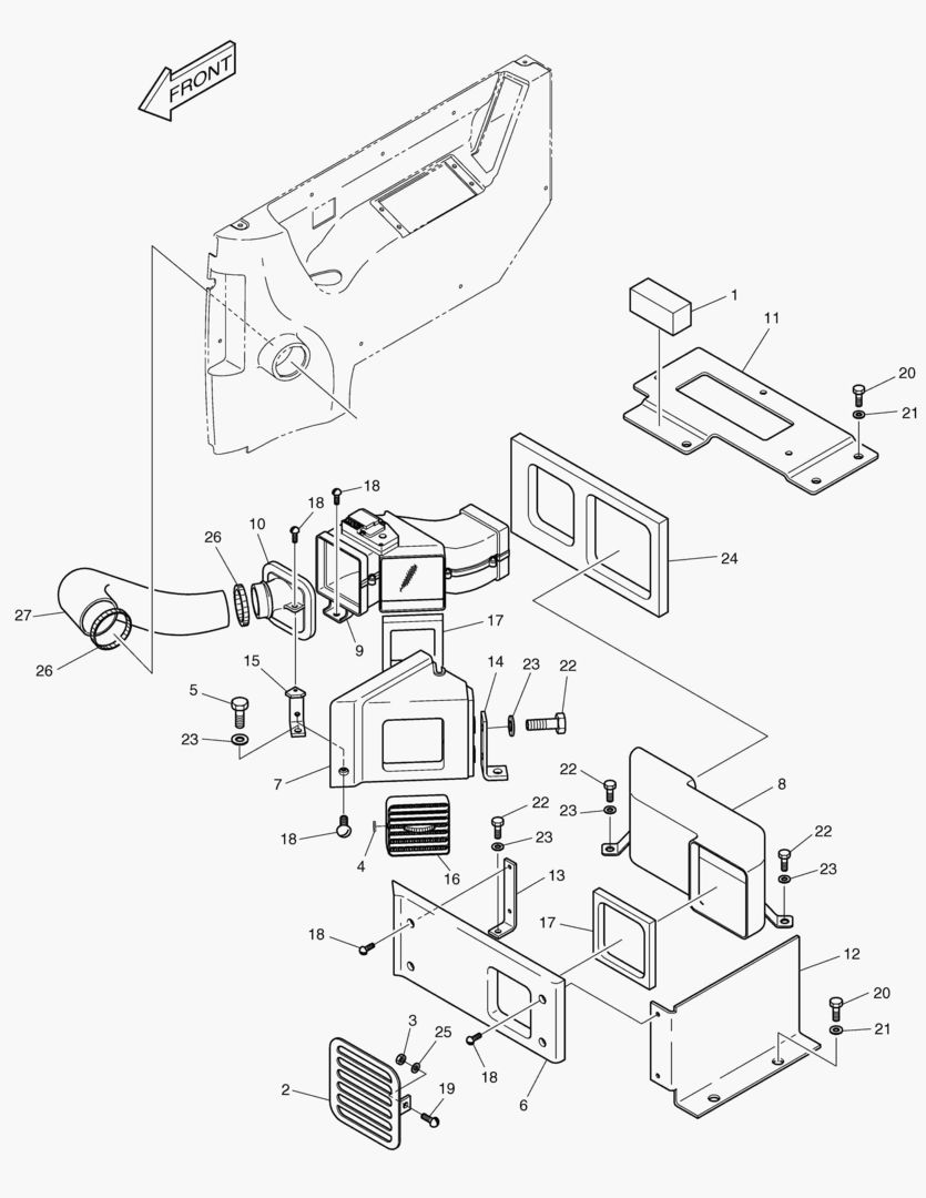 1320 HEATER & DUCT ASS`Y