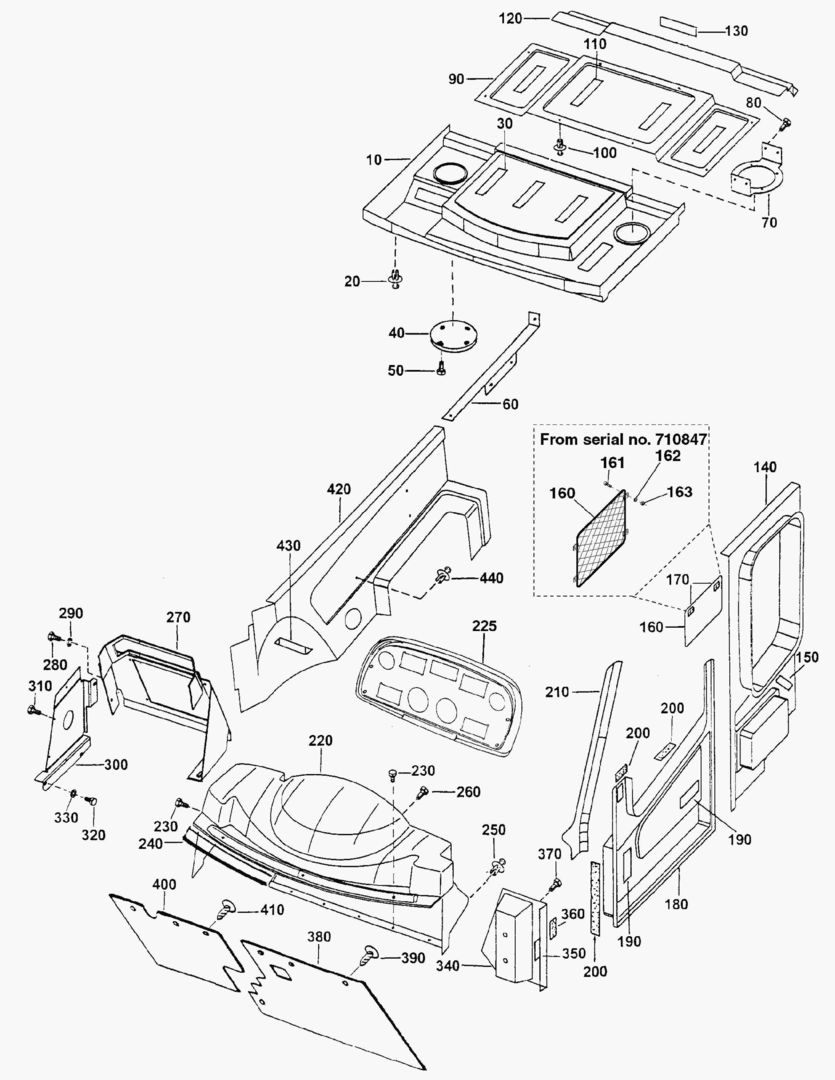 G350-4 PANELS IN CABIN