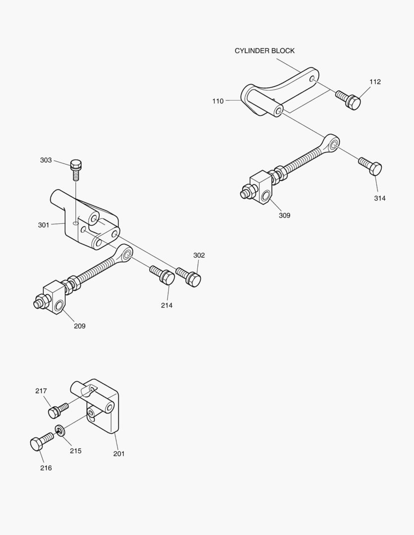 027 ALTERNATOR & AIR COMP. MOUNTING