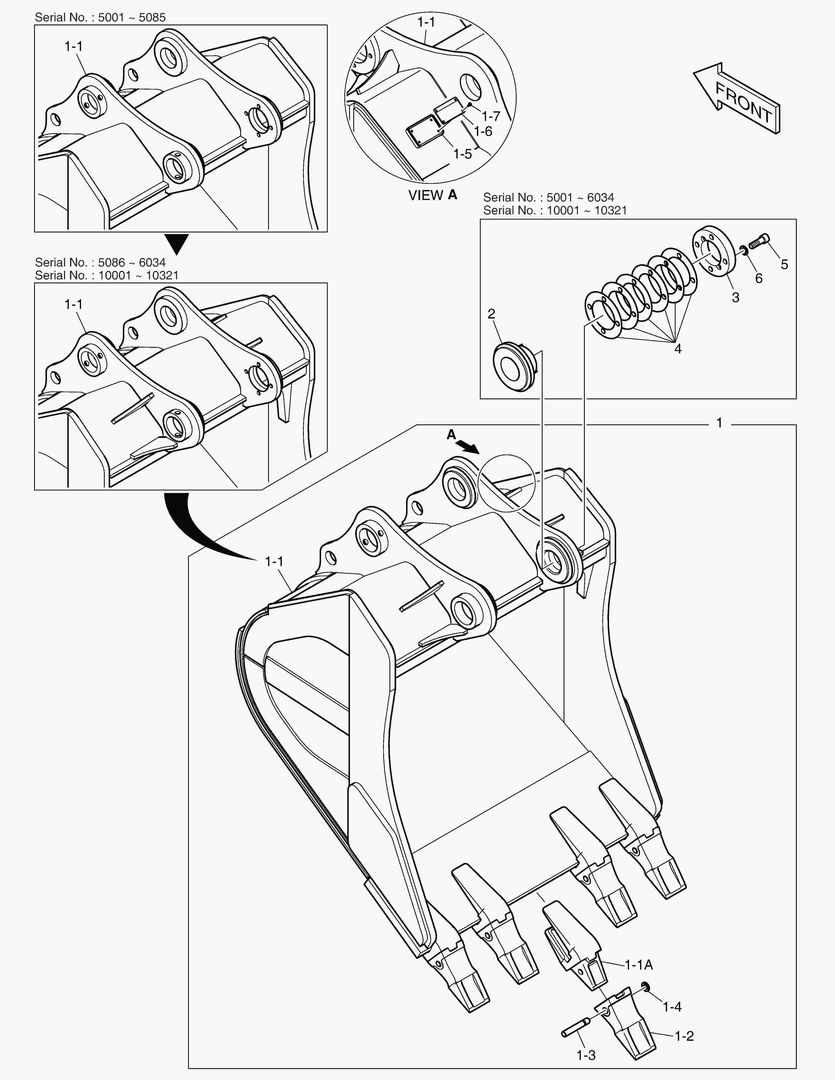 6740 ROCK BUCKET - 1.28mВі(HEAVY DUTY)