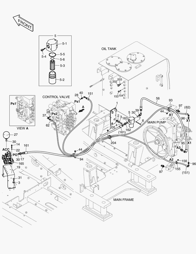 1300 PILOT PIPING(1) - PUMP