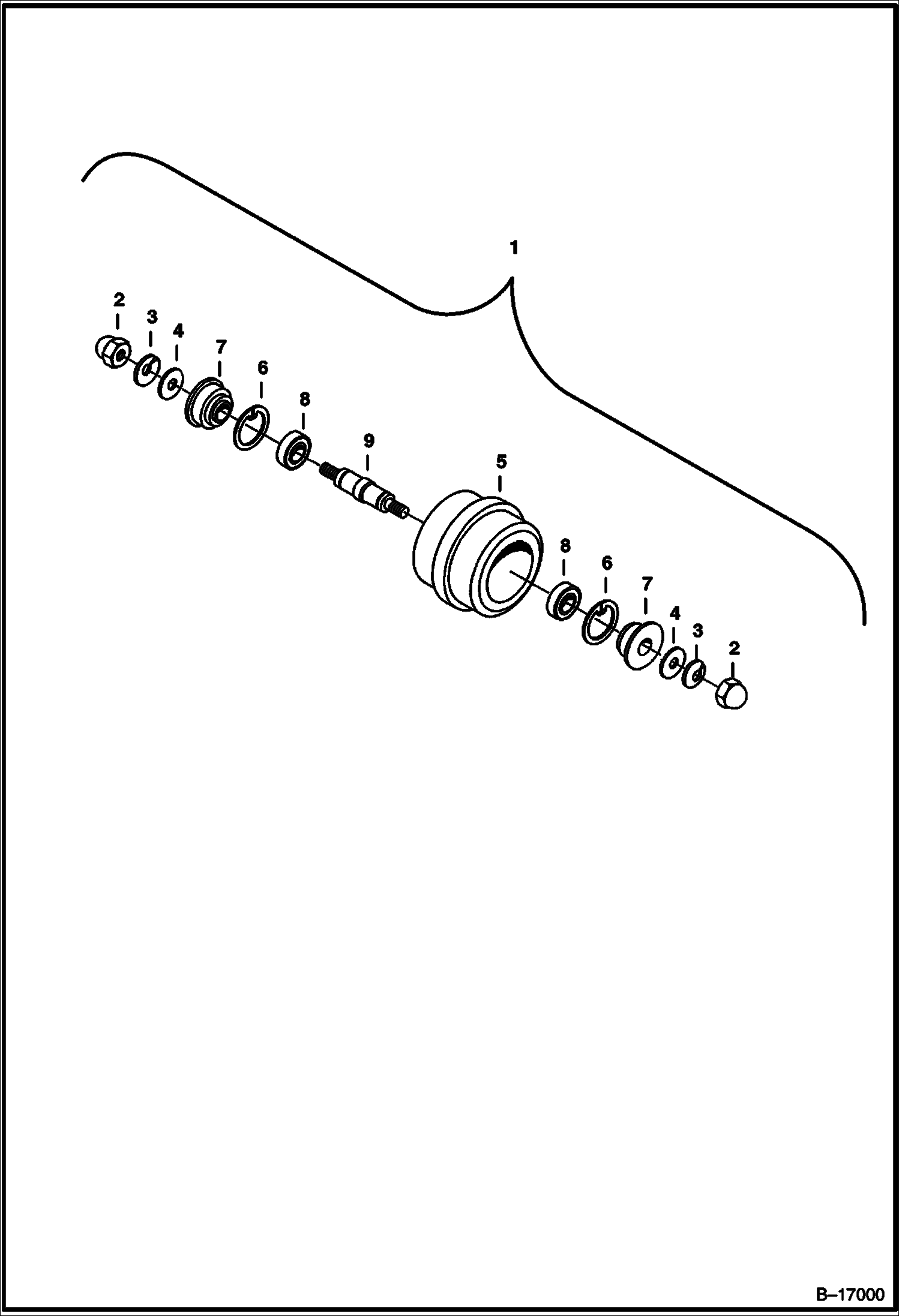 ЗАЩИТА РОЛИКОВ ГУСЕНИЦЫ (СТАЛЬНЫЕ ГУСЕНИЦЫ) (СЕРИЙНЫЙ НОМЕР 2325, 2327 И 2326 И ВЫШЕ)