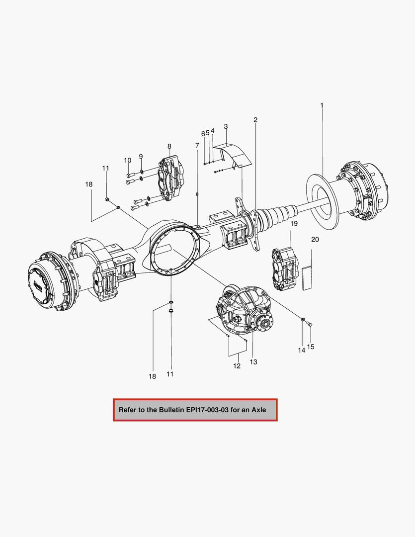 3410 AXLE ASS`Y - FRONT AND REAR AXLE(DISD) [10752~]