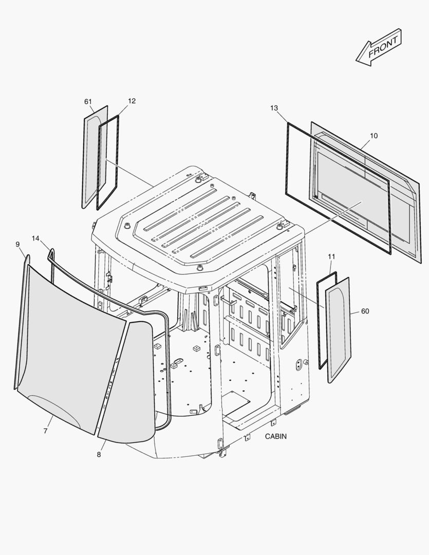 КАБИНА(5) - СТЕКЛО