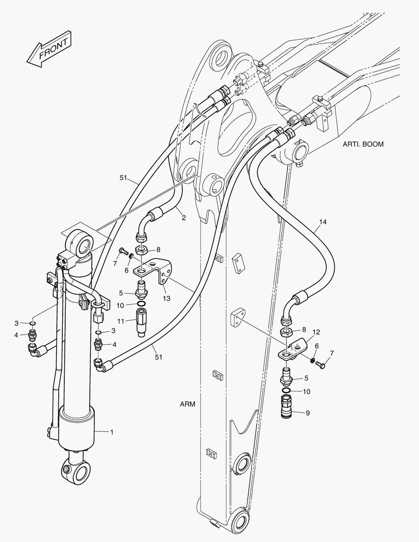 Спецтехника 6520 ARM PIPING - ARTI