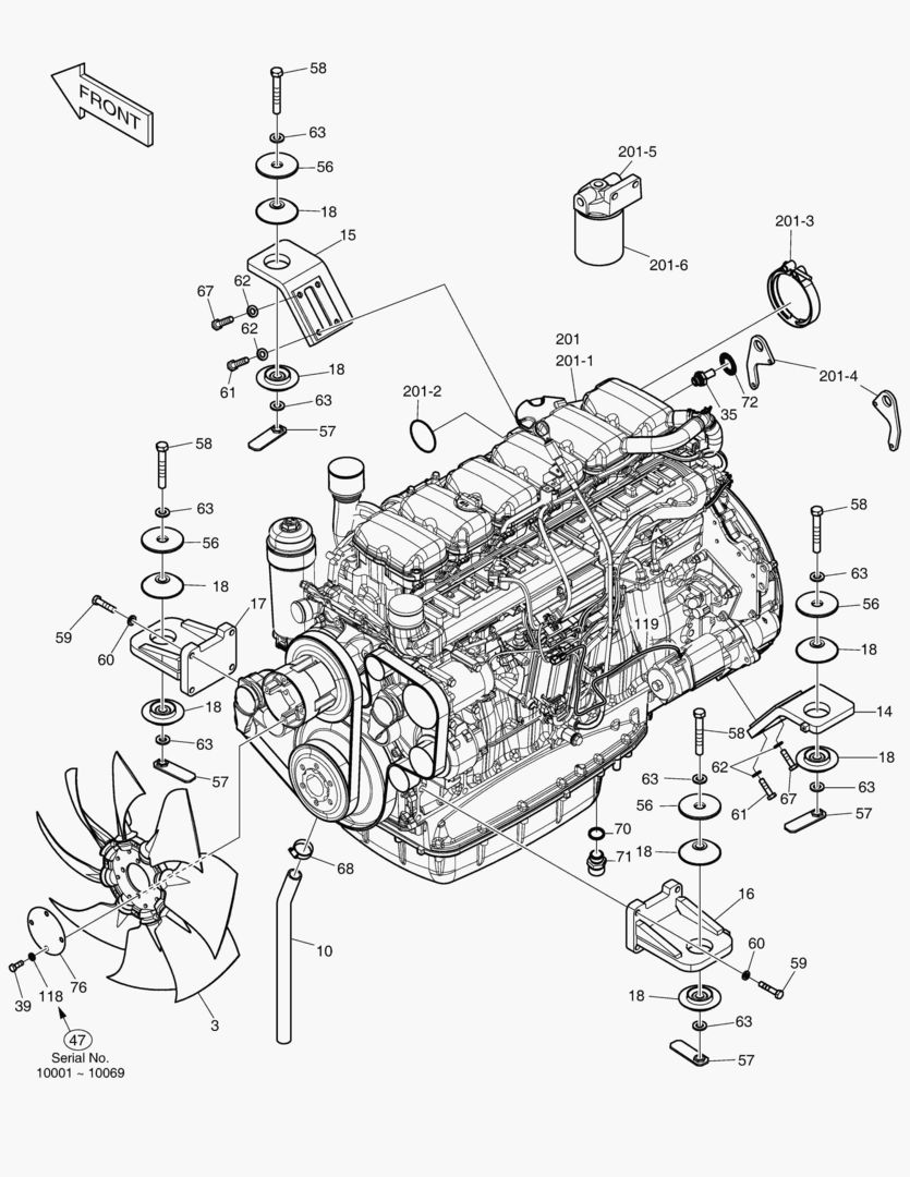 МОНТАЖ ДВИГАТЕЛЯ