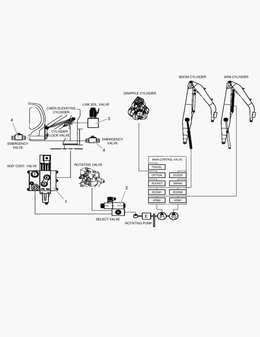 1140 HYDRAULIC PARTS