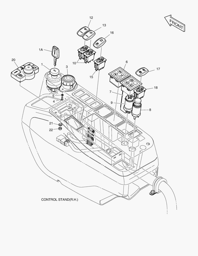 ЭЛЕКТРИЧЕСКИЕ ЗАПЧАСТИ - ПУЛЬТ УПРАВЛЕНИЯ