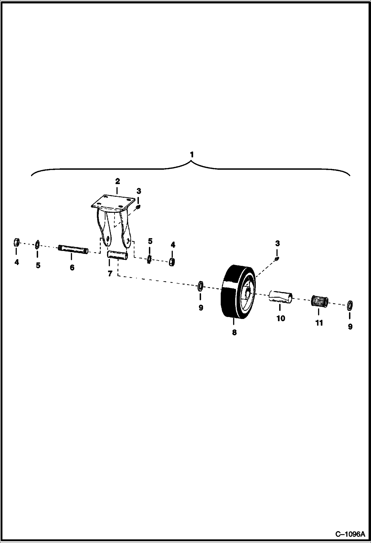 ЩЕТКА УГЛОВАЯ ПОВОРОТНАЯ (РОЛИК) (570B)