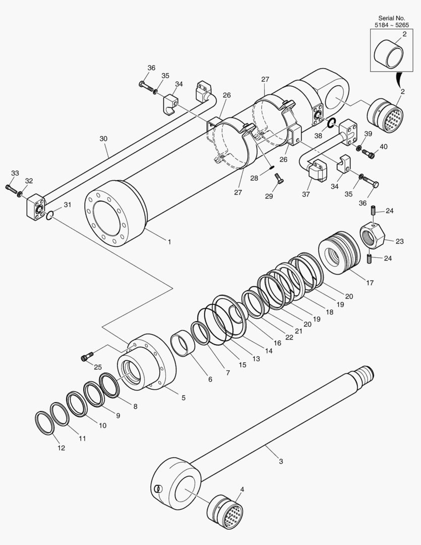 Спецтехника 4341 BUCKET CYLINDER [5184~] - главное фото