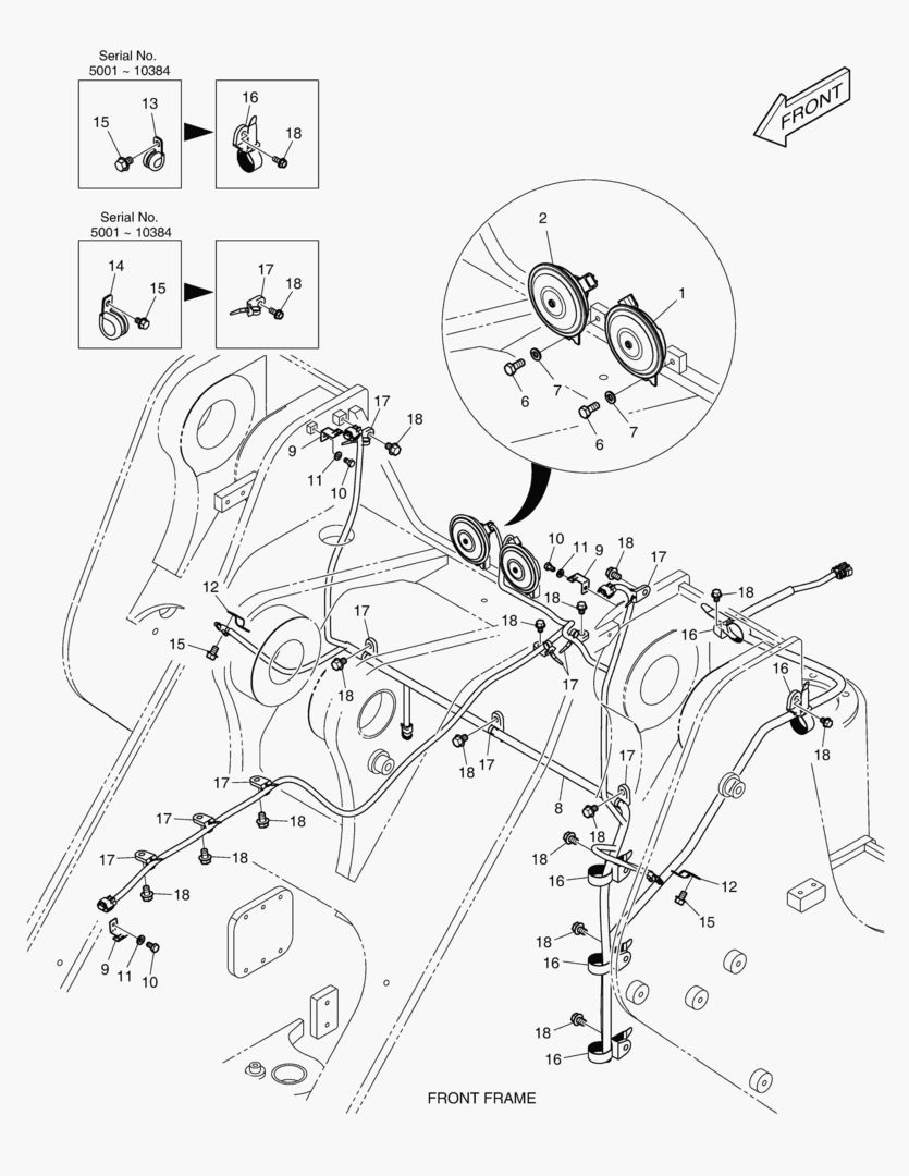 ЭЛЕКТРИЧЕСКИЕ ЗАПЧАСТИ - ФРОНТАЛЬНЫЙ